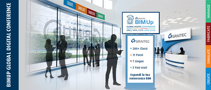 BIMUp Global Digital Conference, la conferenza internazionale di Graitec sul BIM