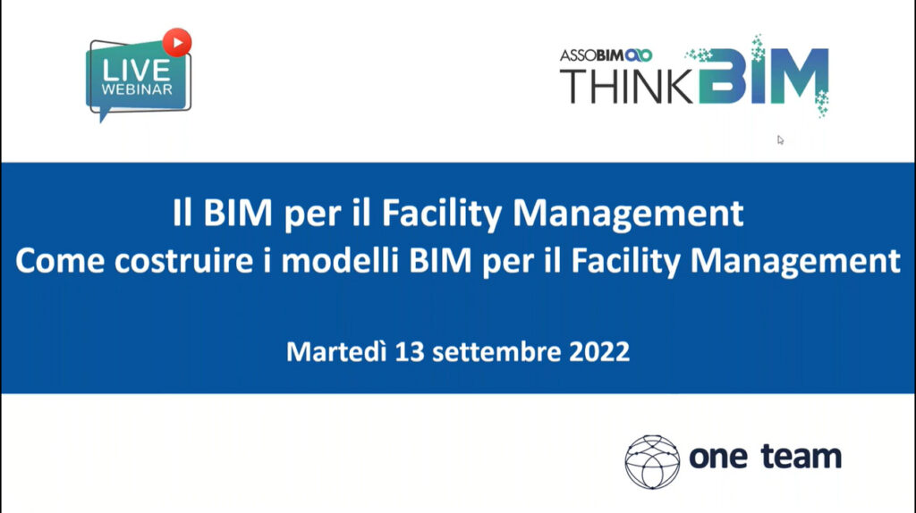 Il BIM nel Facility Management – Parte 2 – Come costruire i modelli BIM per il Facility Management