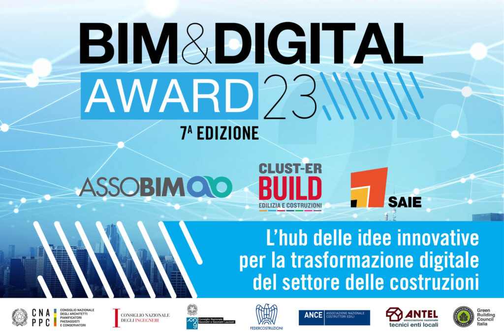 BIM&Digital Award 2023: tutta la filiera persegue gli obiettivi comuni di digitalizzazione e innovazione