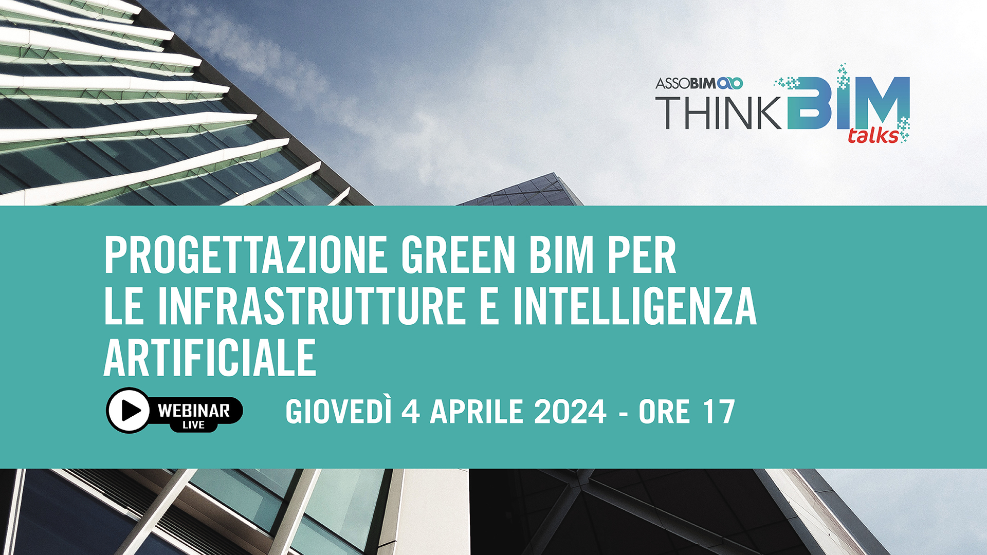 Talks 4 aprile 2024 – Progettazione green BIM per le infrastrutture e Intelligenza Artificiale